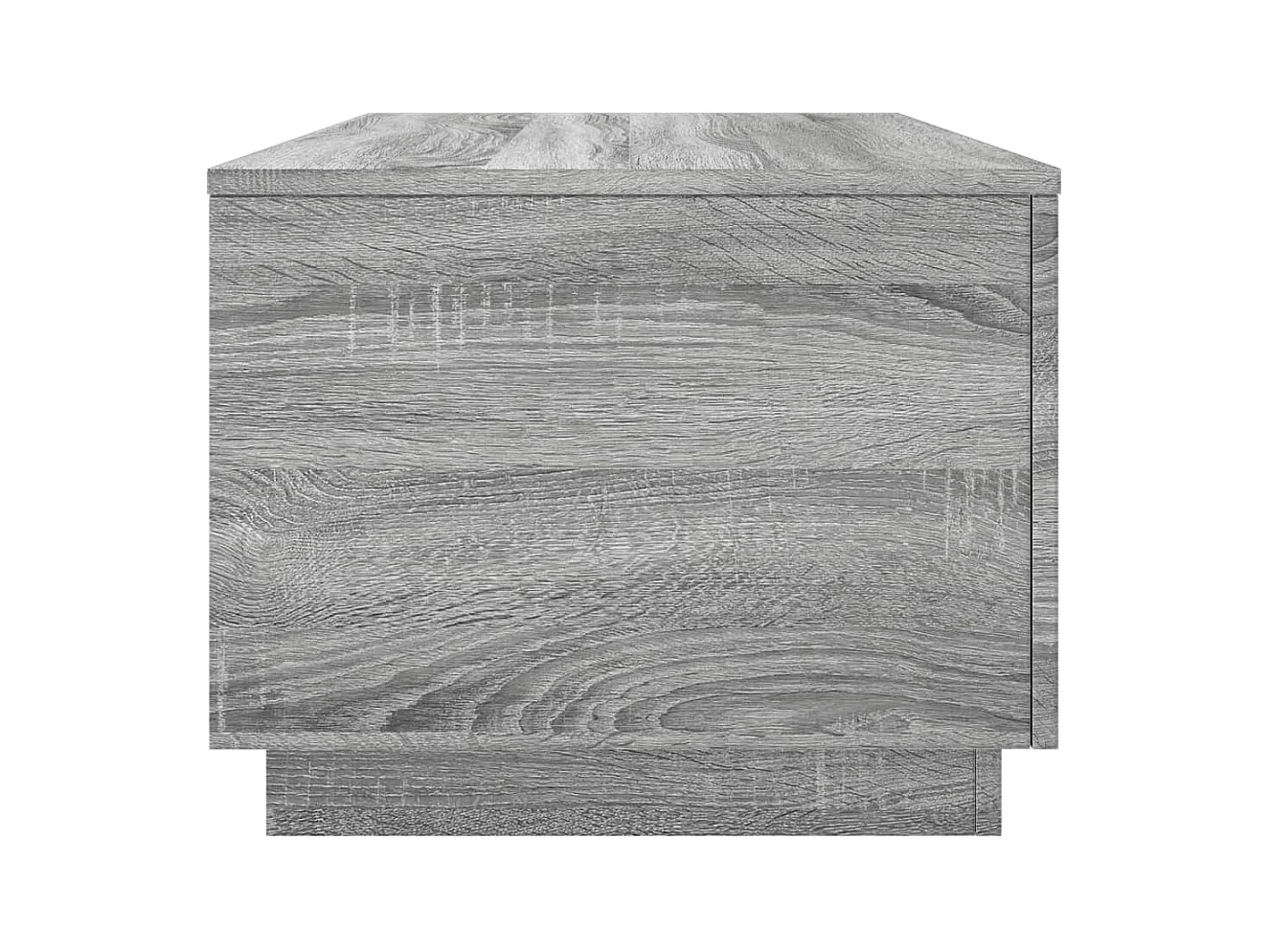 Mesa de centro-Mesa auxiliar de madera maciza de pino gris 40x50x35 cm SHL2734
