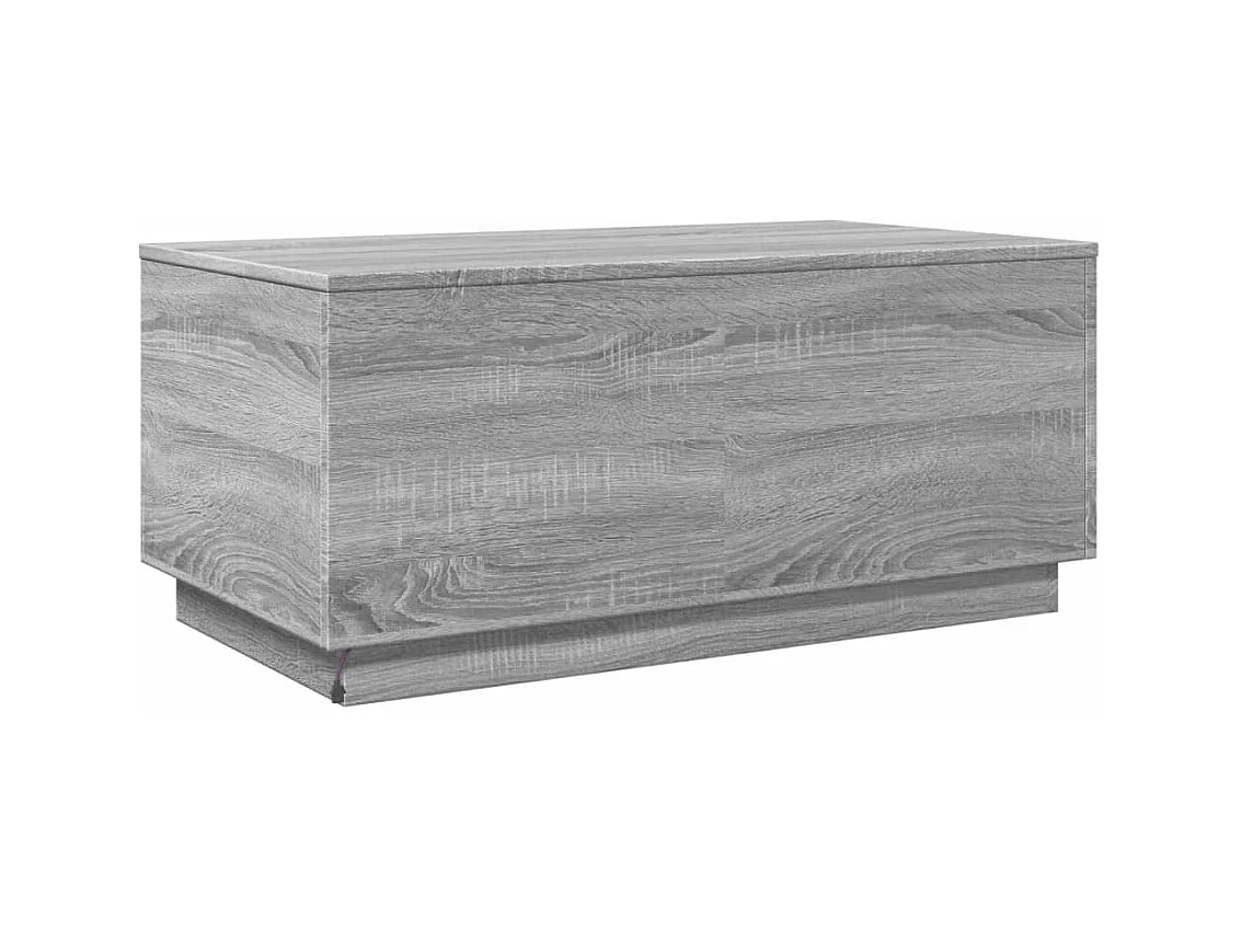 Mesa de centro-Mesa auxiliar de madera maciza de pino gris 40x50x35 cm SHL2734