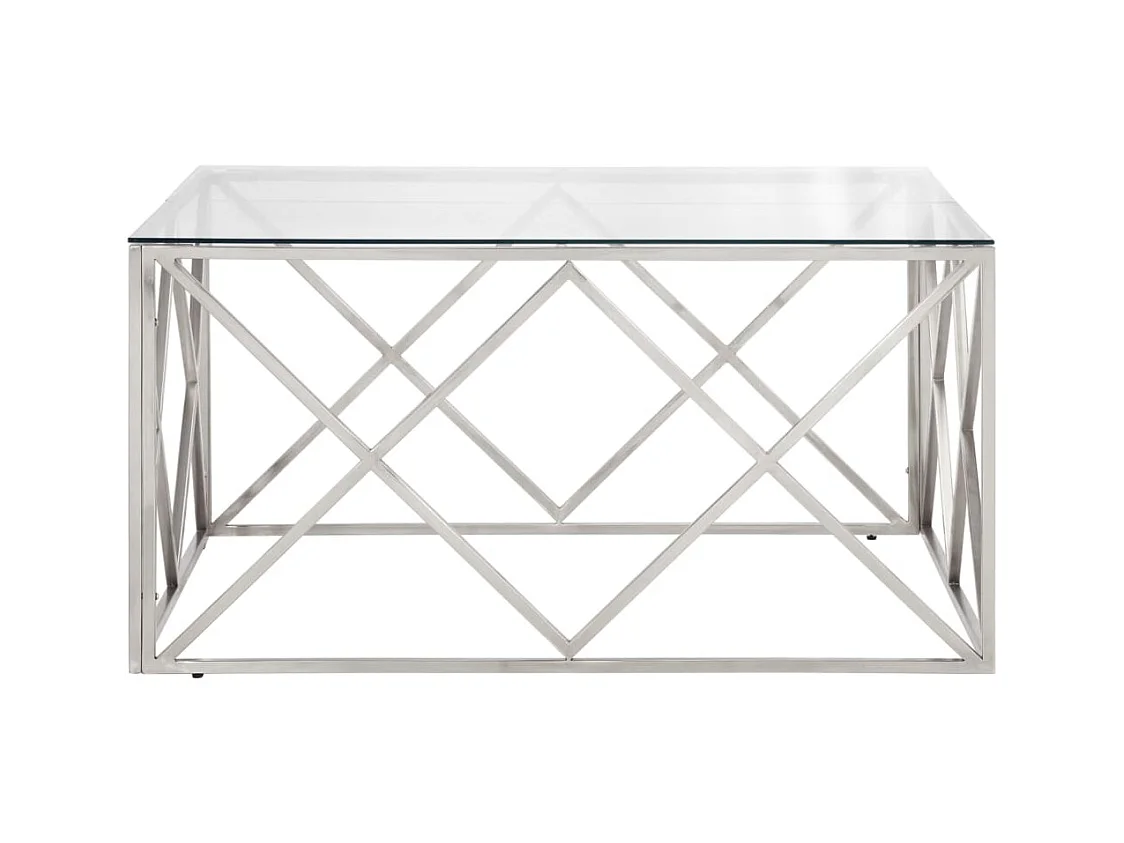 Mesa de centro | Mesa auxiliar con Infinity LED blanco 90x53x30 cm SHL860992