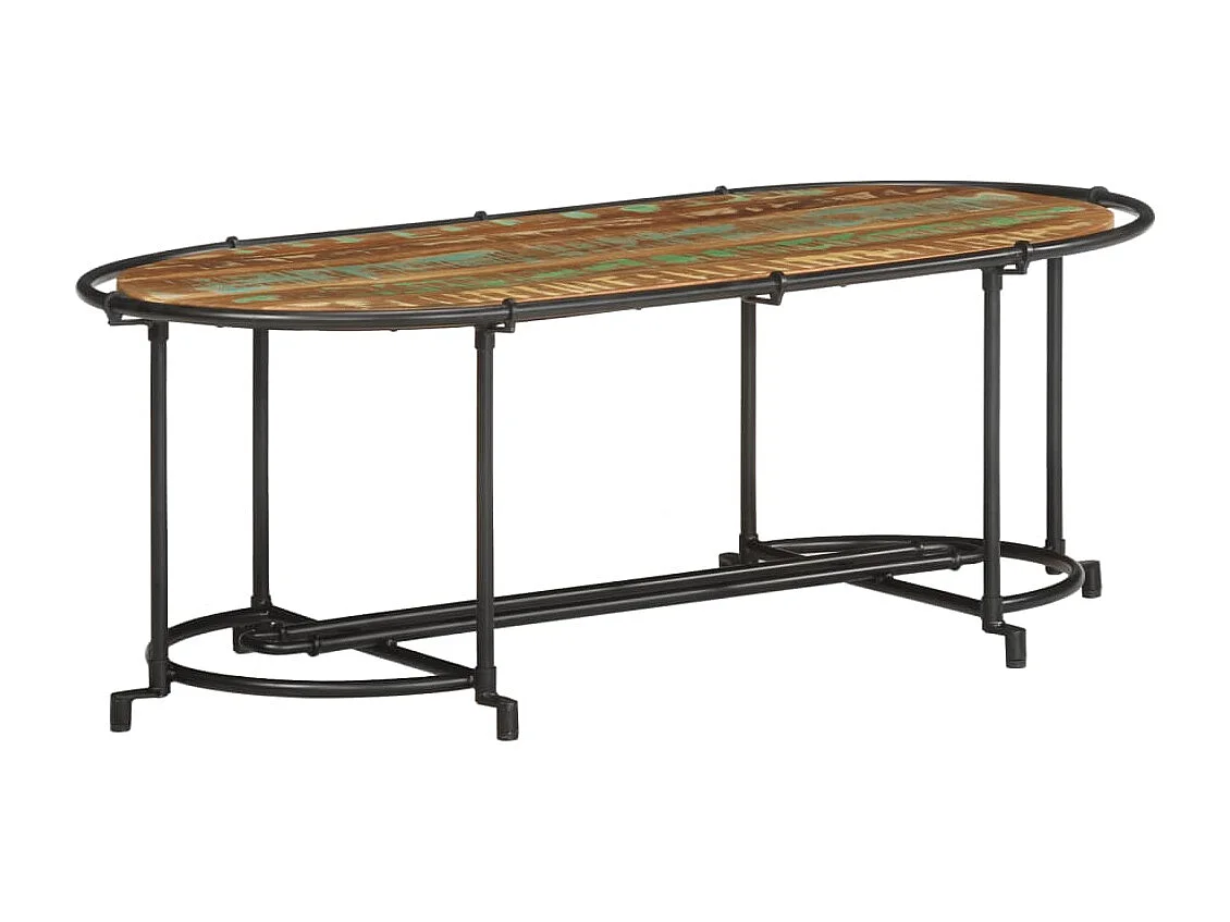 Couchtisch-Wohnzimmertisch-Beistelltische 110x55x40 cm Altholz Massiv SHL52324