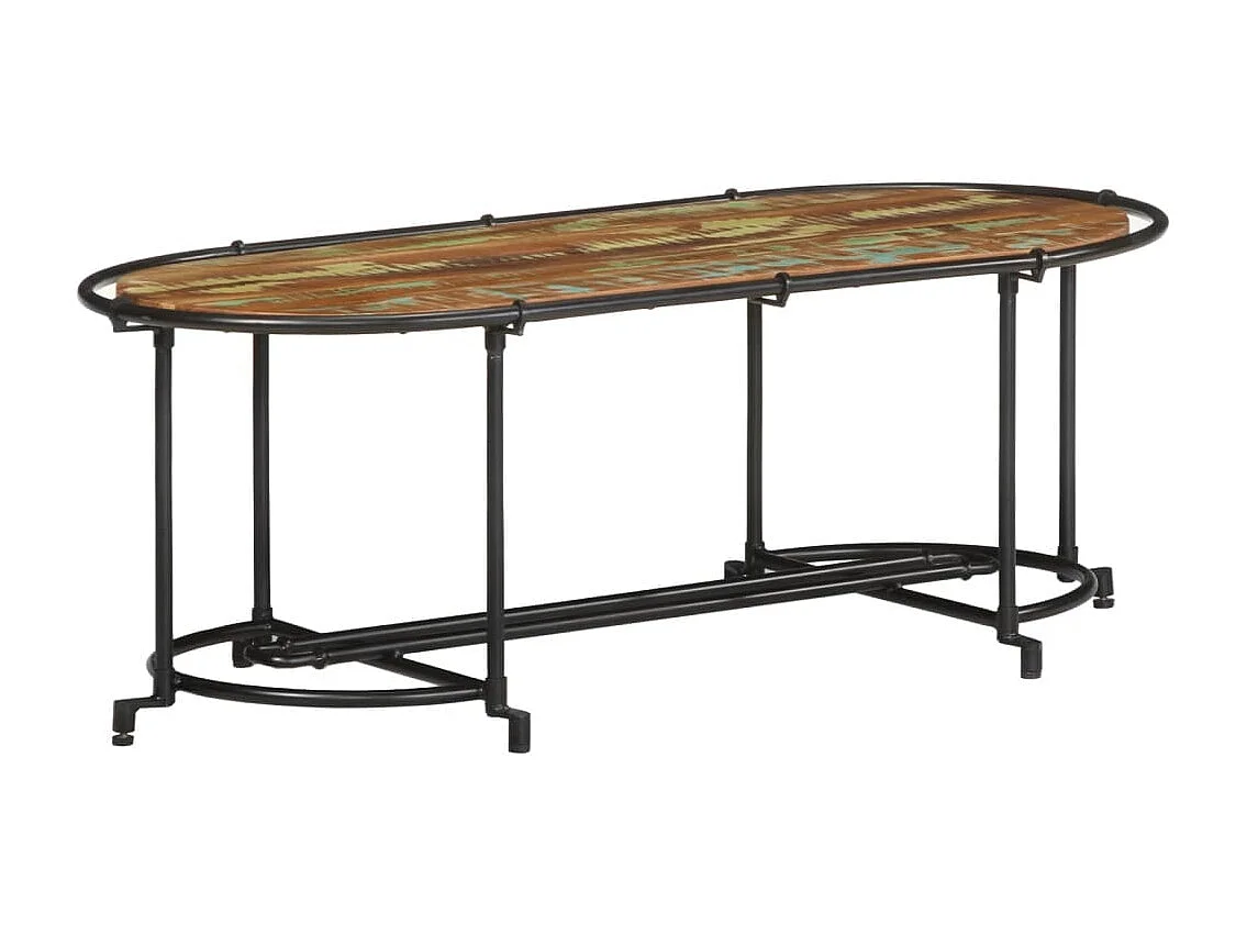 Couchtisch-Wohnzimmertisch-Beistelltische 110x55x40 cm Altholz Massiv SHL52324