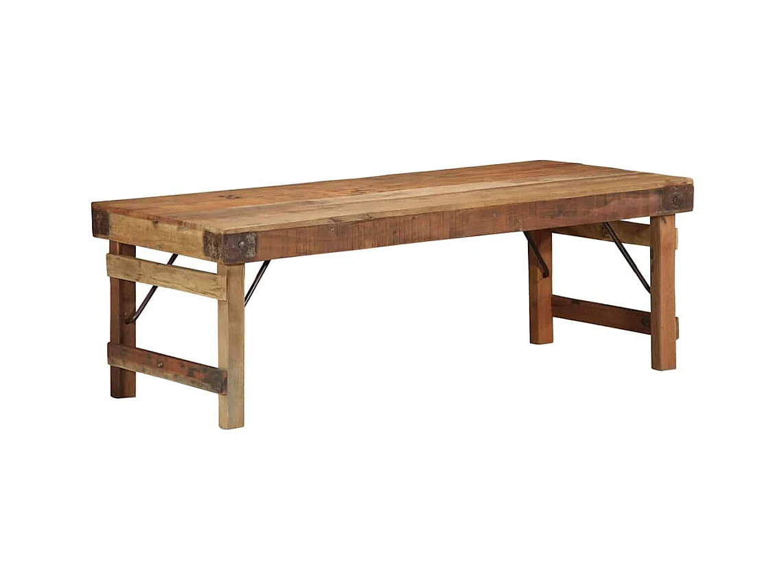 Mesa de centro | Mesa de apoio | Mesa de café Castanho 110x55x40 cm