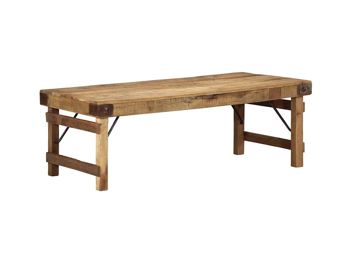 Mesa de centro | Mesa de apoio | Mesa de café Castanho 110x55x40 cm