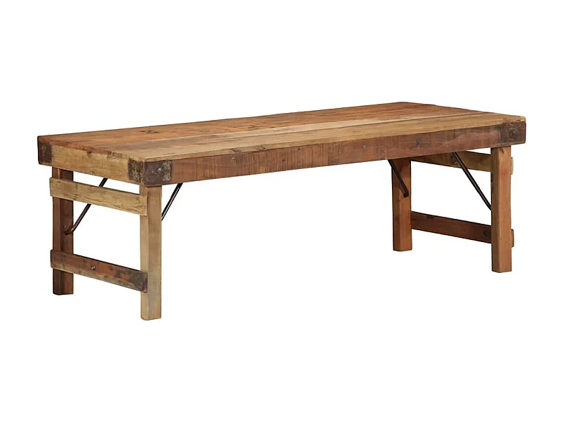 Mesa de centro | Mesa de apoio | Mesa de café Castanho 110x55x40 cm