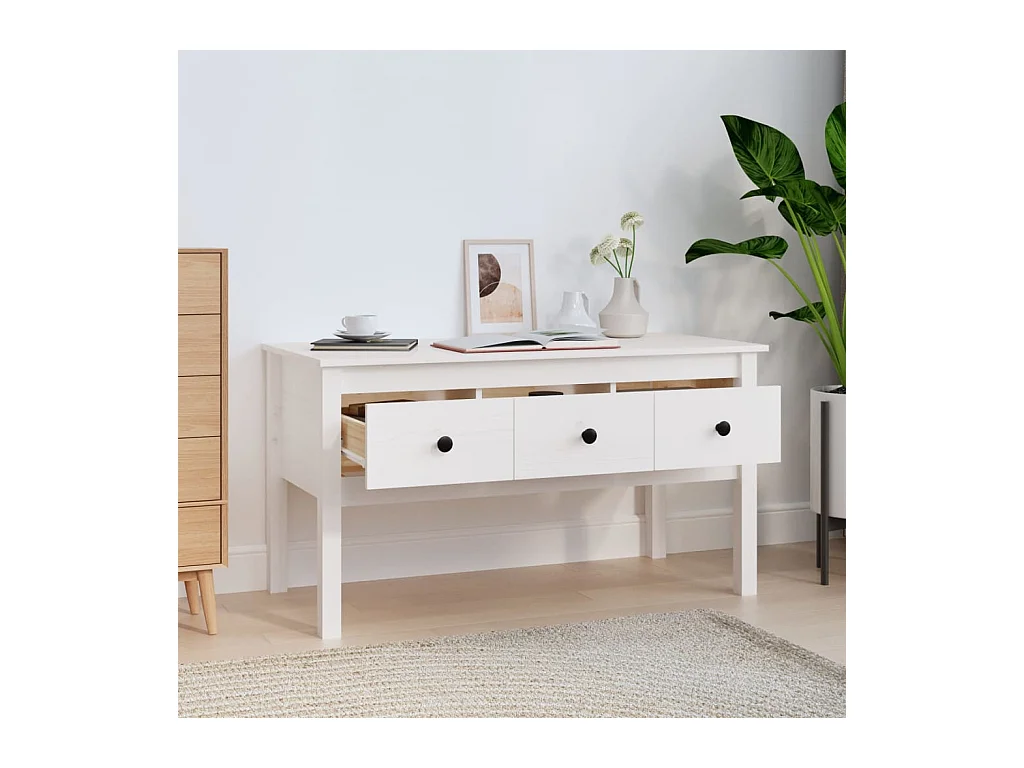 Mesa de centro | Mesa auxiliar madera contrachapada roble marrón 90x50x40 cm SHL3418