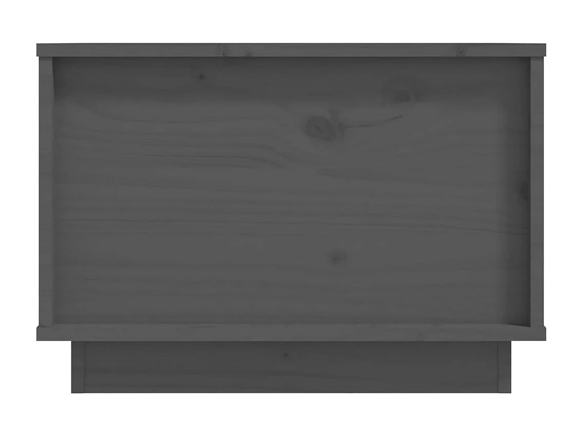 Couchtisch-Sofatisch-Beistelltische Grau 40x50x35 cm Massivholz Kiefer SHL14731