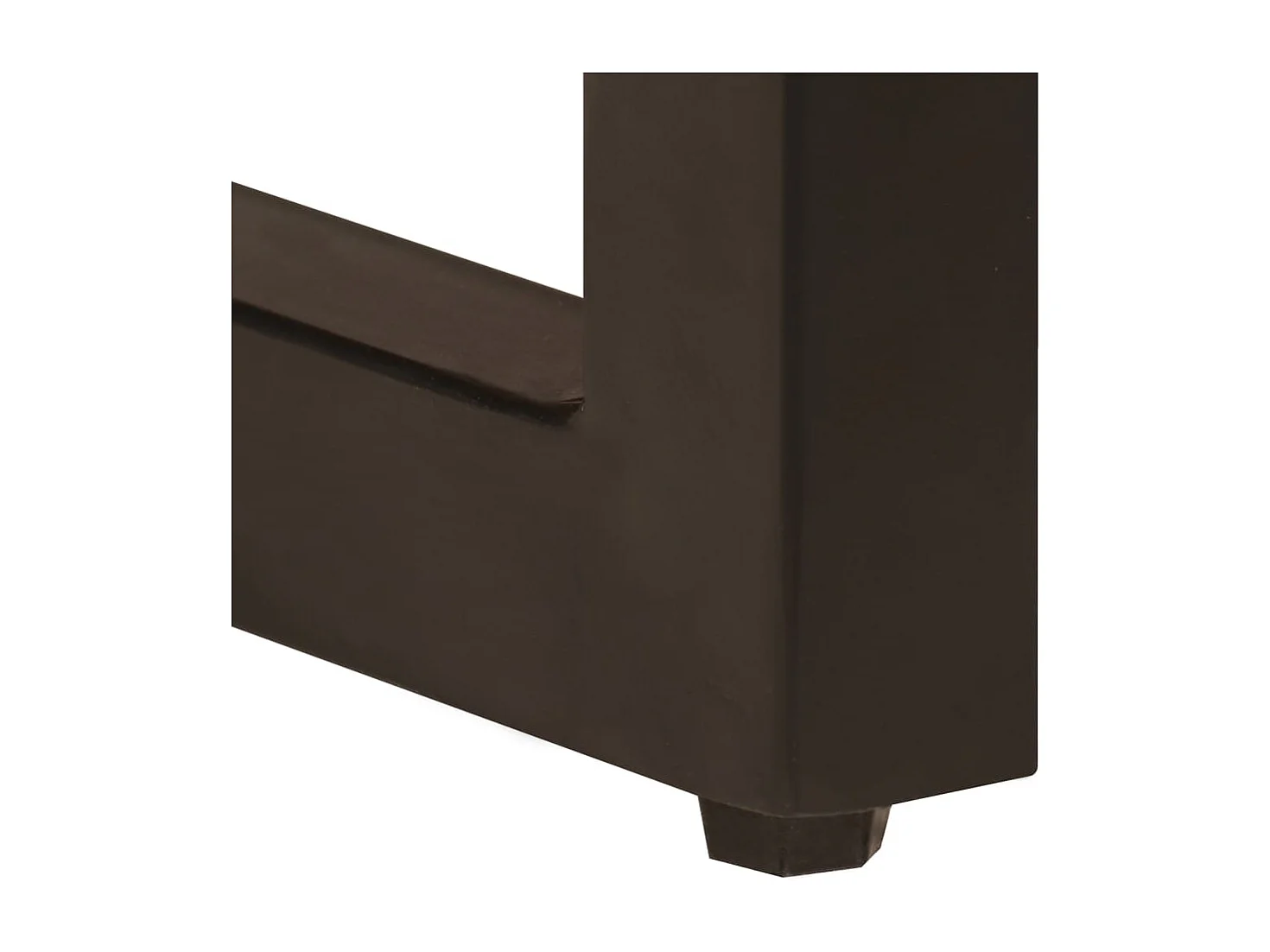 Couchtisch-Beistelltisch-Sofatisch 100x50x35 cm Massivholz Mango und Stahl SHL47533