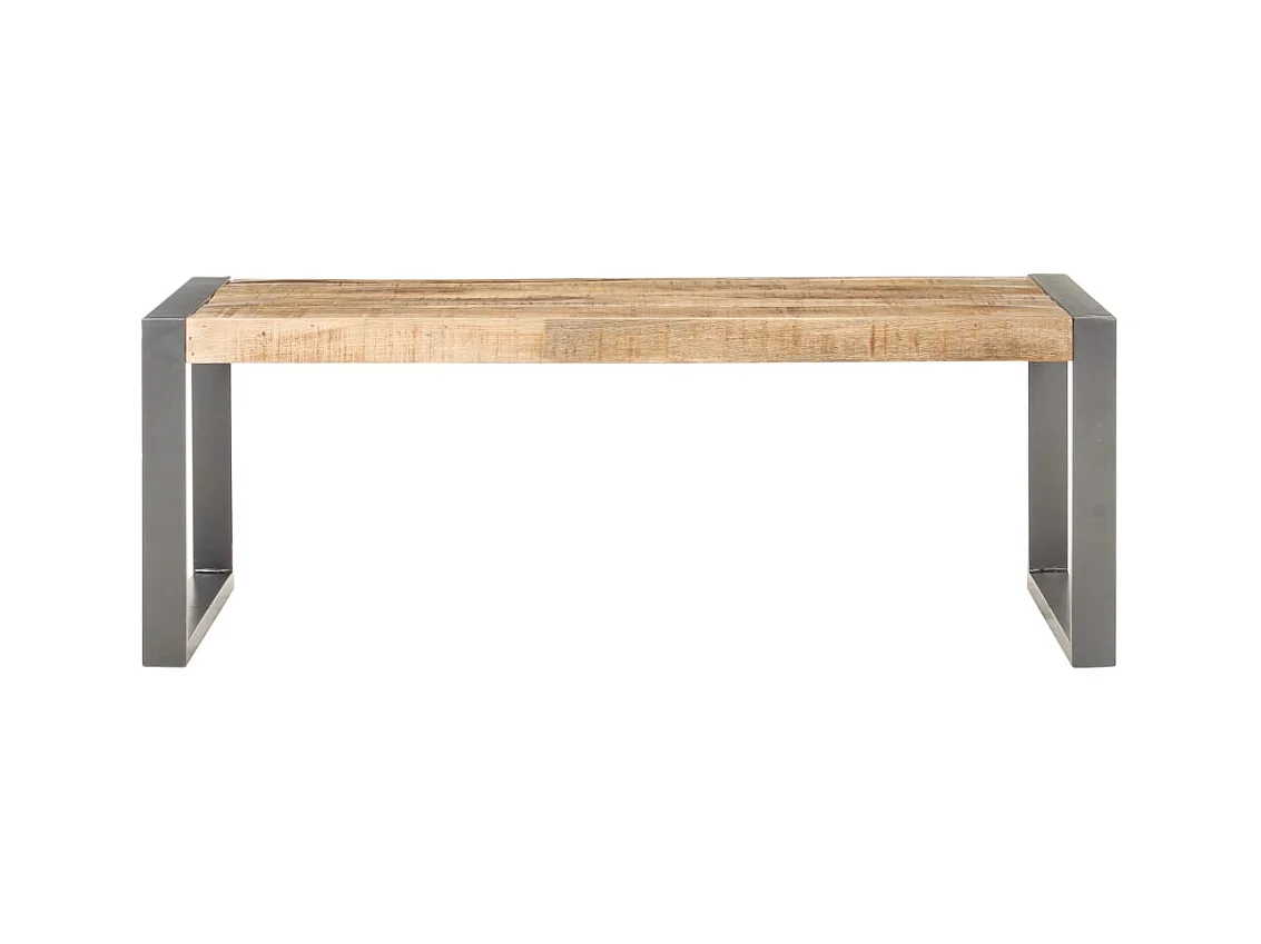 Table basse salon-Table d'appoint 110x60x40 cm Bois de manguier brut SHL90969