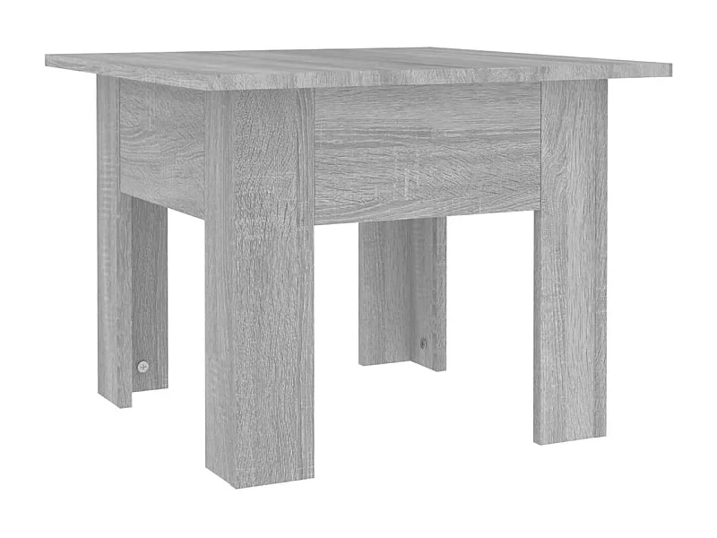 Mesa de centro | Mesa auxiliar madera contrachapada blanco 90x50x36,5 cm SHL44330