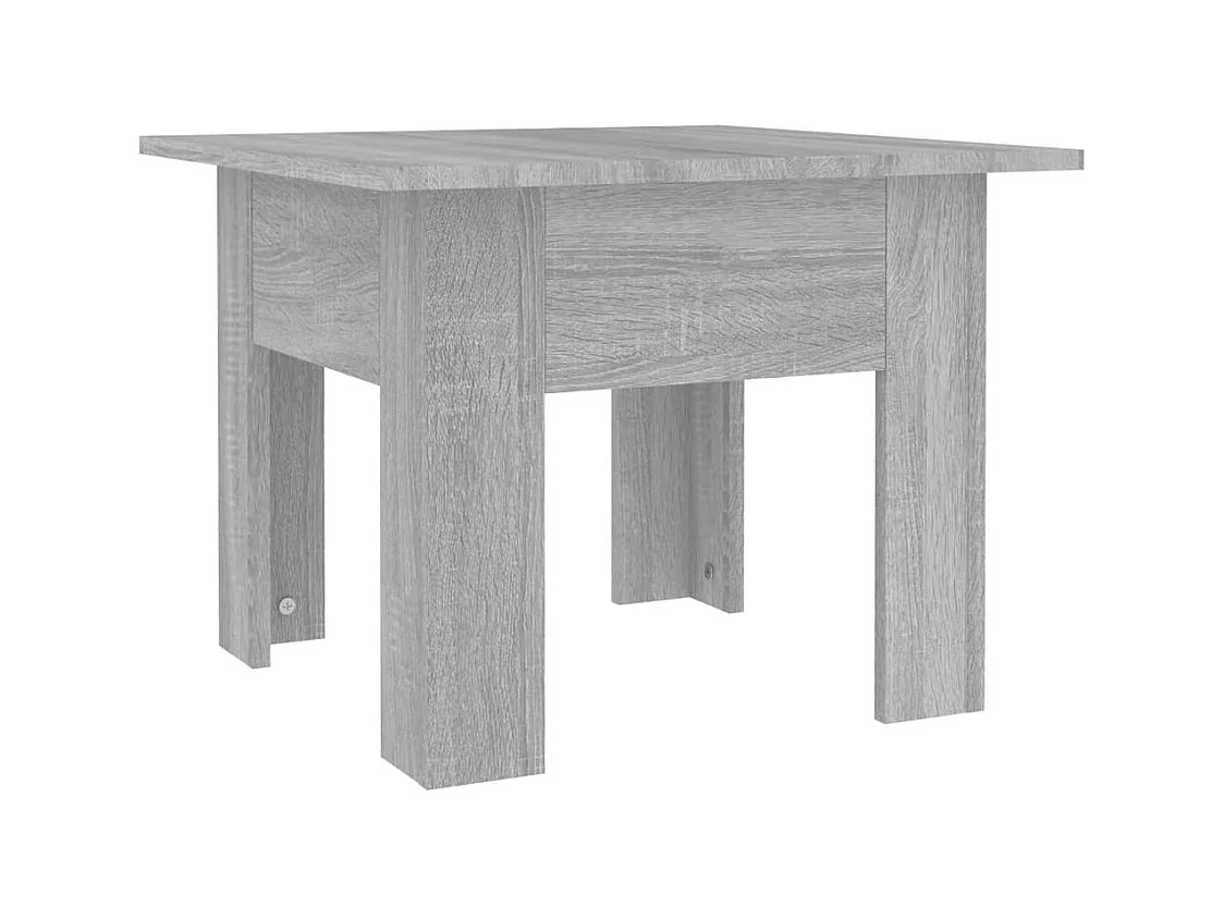 Table basse salon-Table d'appoint Sonoma gris 55x55x42 cm bois d'ingénierie SHL51326