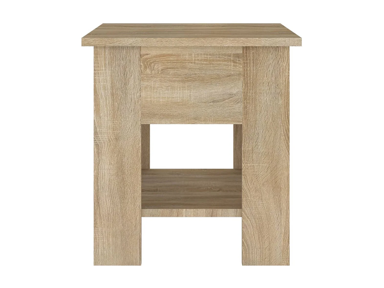 Table basse salon-Table d'appoint chêne sonoma 40x40x42 cm bois d'ingénierie SHL78487