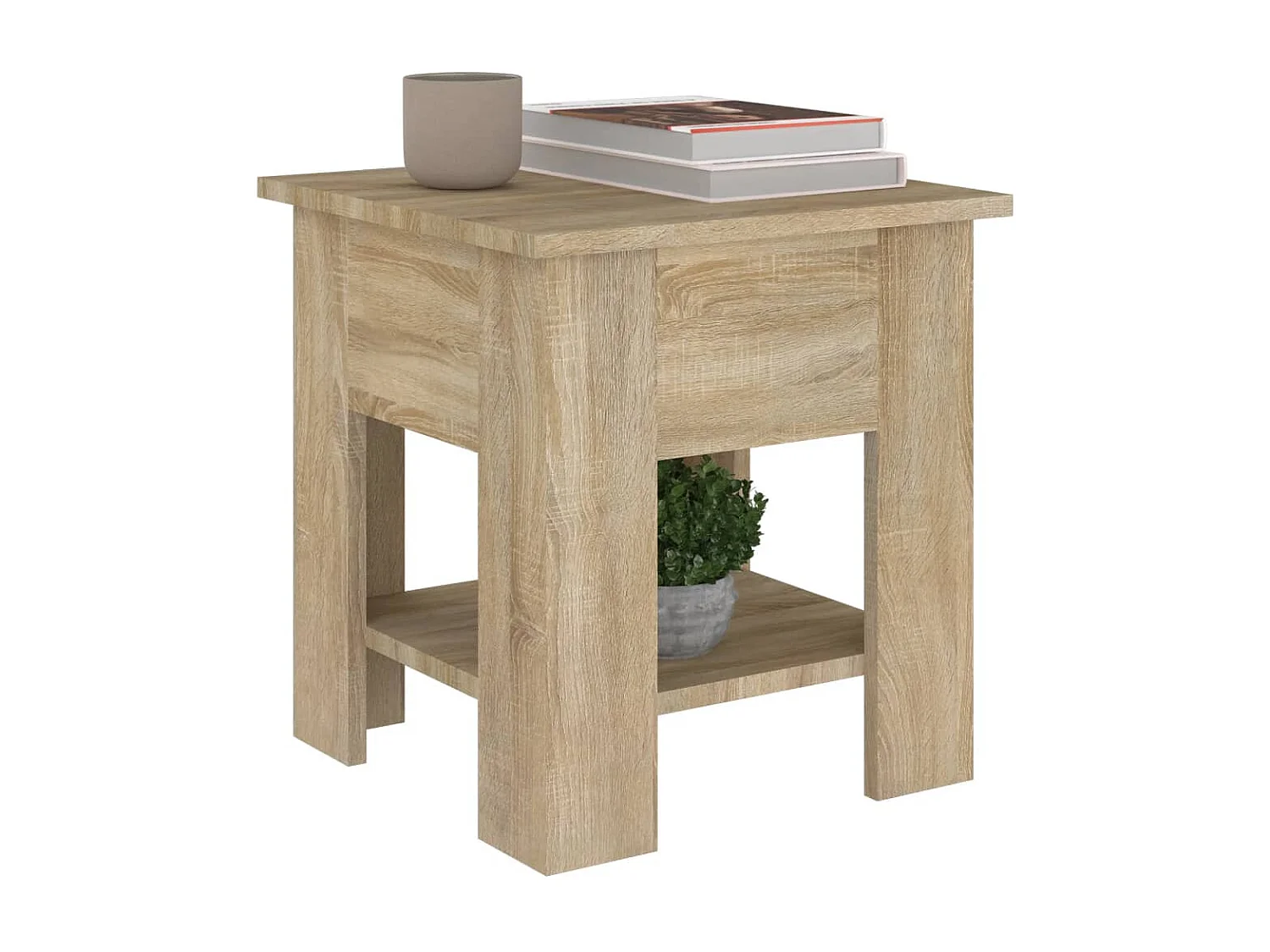 Couchtisch-Sofatisch-Beistelltische Sonoma-Eiche 40x40x42 cm Holzwerkstoff SHL80699
