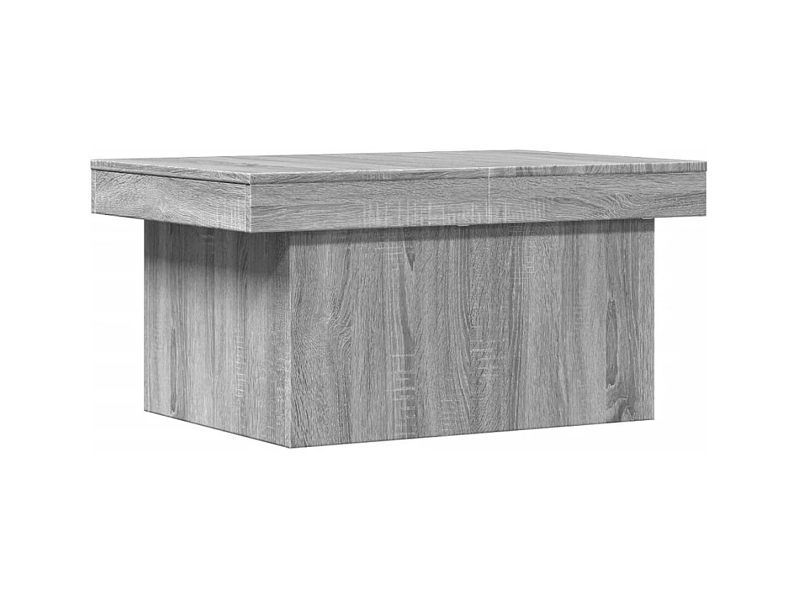 Table basse salon-Table d'appoint sonoma gris 100x55x40 cm bois d'ingénierie SHL15767
