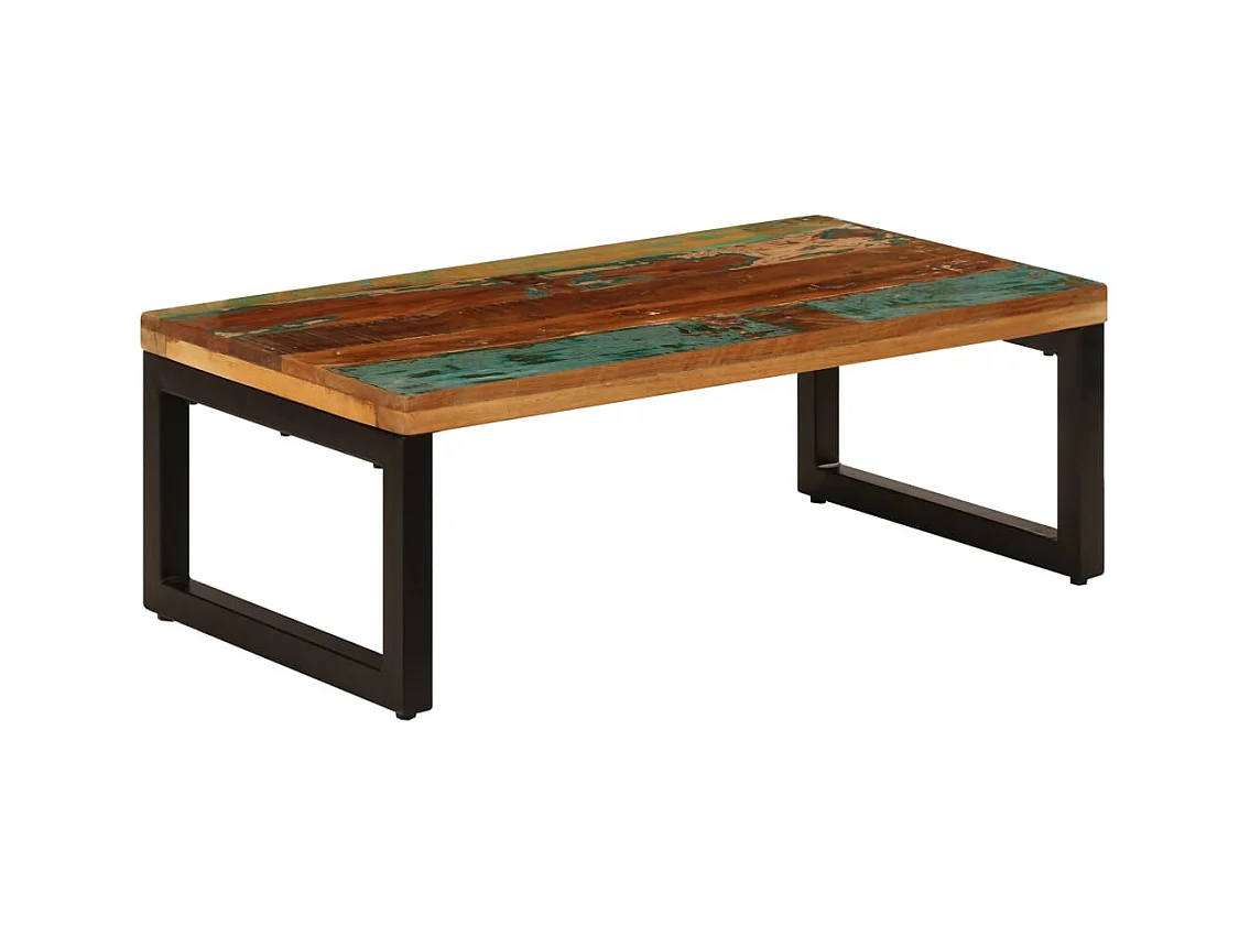 Mesa de centro | Mesa de café | Mesa auxiliar Madera vieja 100x100x31 cm SHL2063