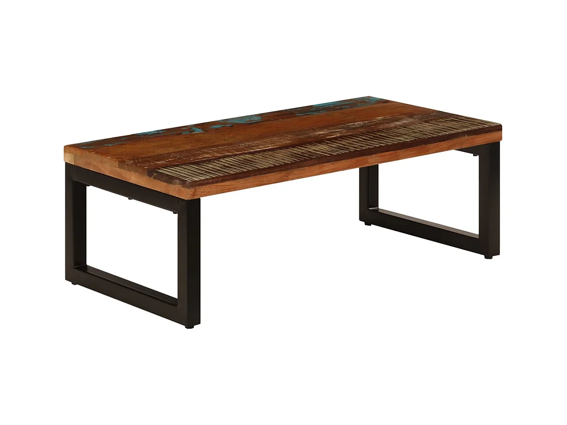 Mesa de centro | Mesa de café | Mesa auxiliar Madera vieja 100x100x31 cm SHL2063