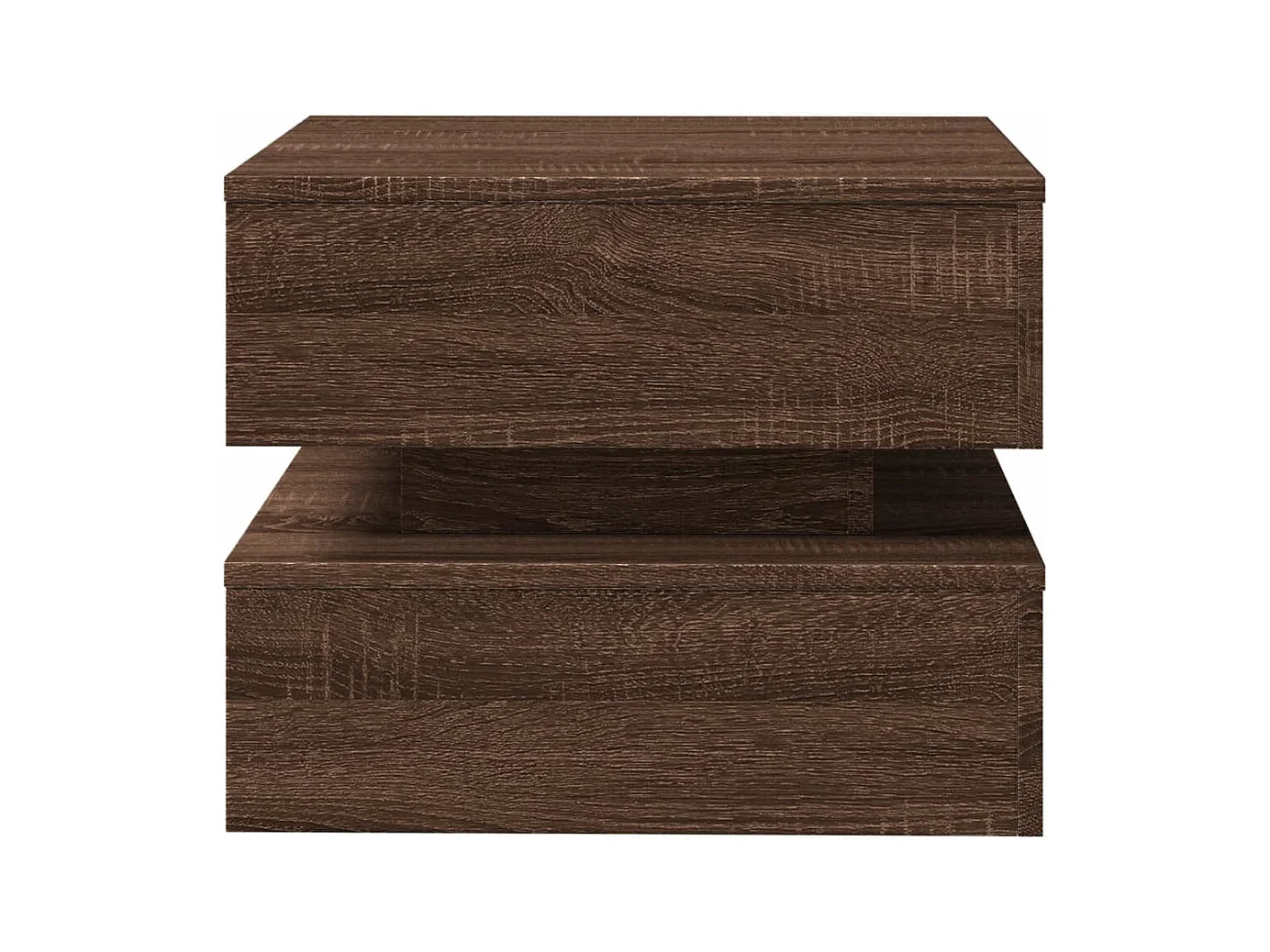 Mesa de centro-Mesa auxiliar de madera maciza de pino 90x49x40,5 cm SHL3144