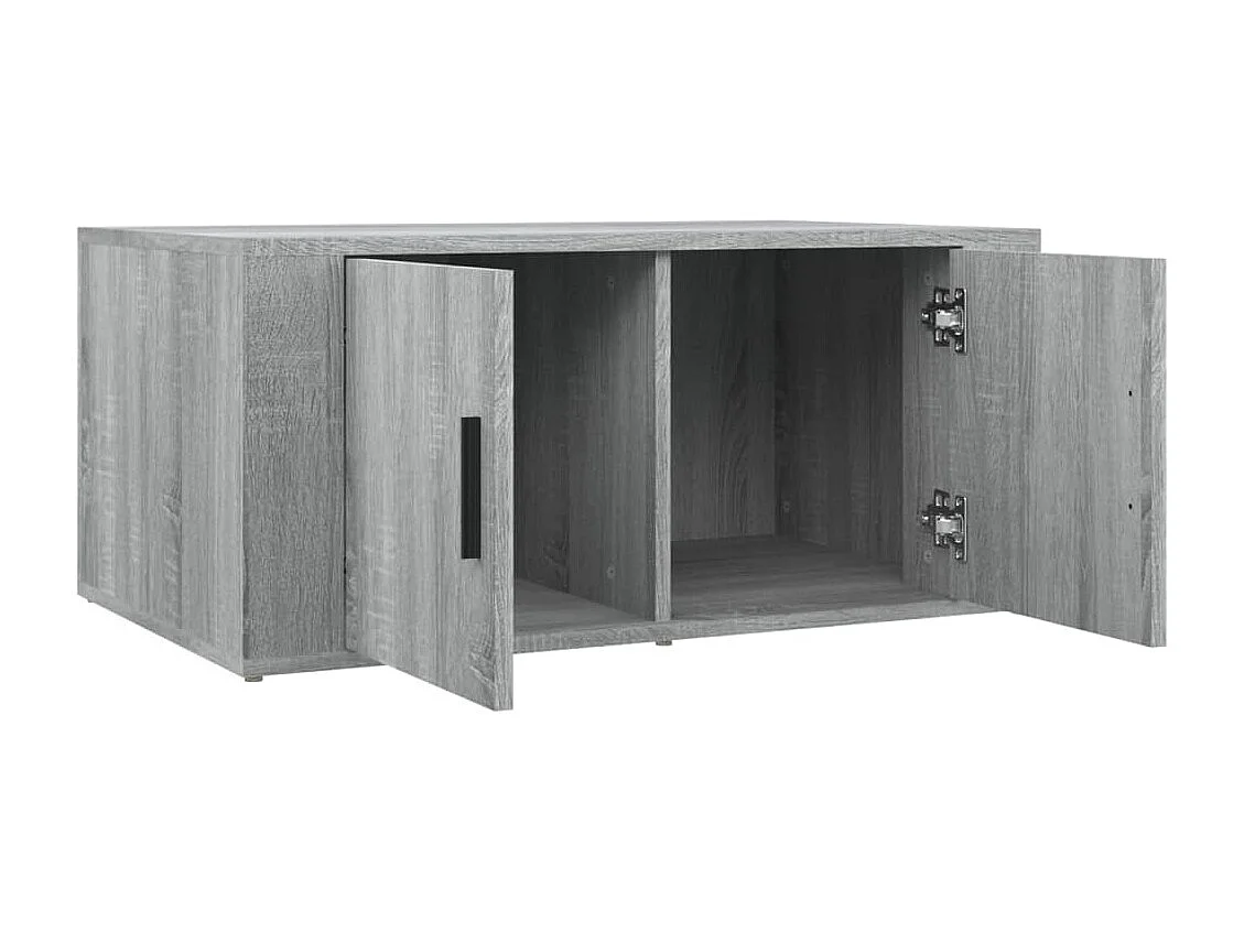 Couchtisch-Sofatisch-Beistelltische Grau Sonoma 80x50x36 cm Holzwerkstoff SHL90698