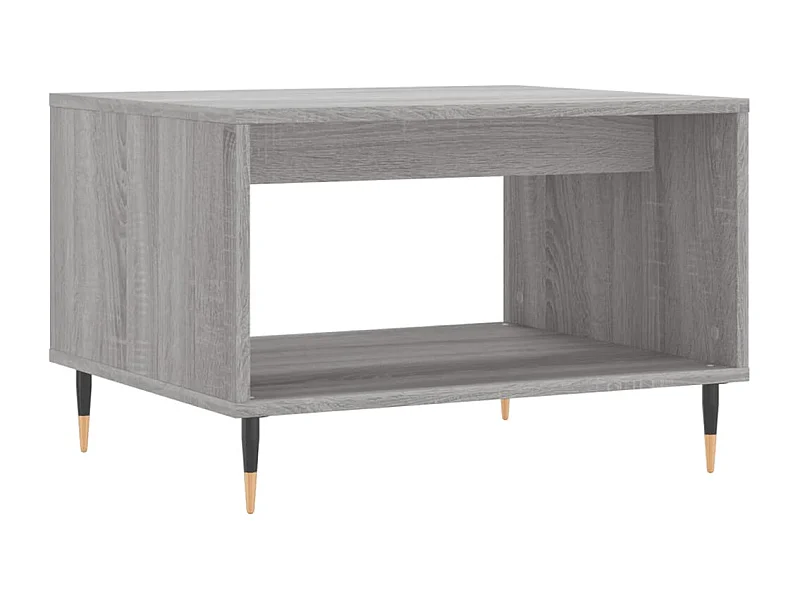 Mesa de centro | Mesa auxiliar madera de ingeniería negro 121x121x40 cm SHL103452