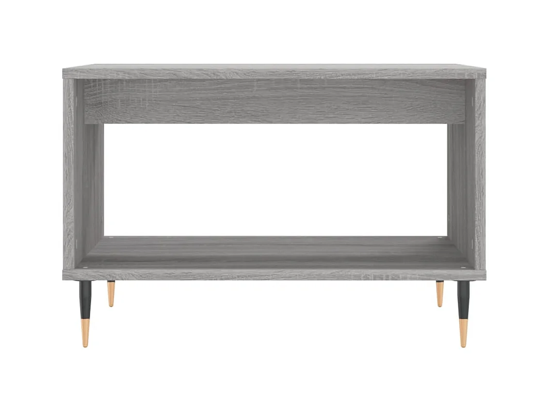 Mesa de centro | Mesa auxiliar madera de ingeniería negro 121x121x40 cm SHL103452