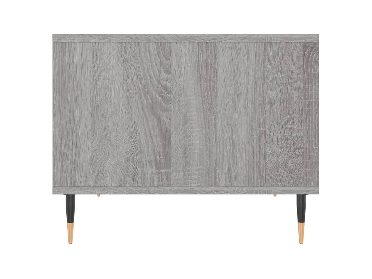 Mesa de centro | Mesa auxiliar madera de ingeniería negro 121x121x40 cm SHL103452