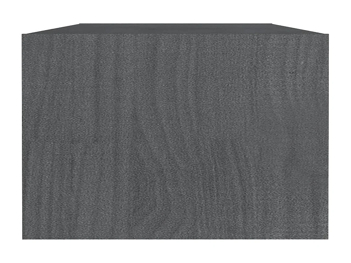 Couchtisch-Sofatisch-Beistelltische Grau 110x50x34 cm Massivholz Kiefer SHL64441