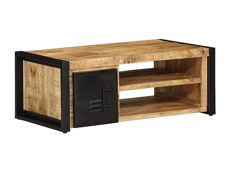 Mesas de centro apilables | Mesitas auxiliares 2 piezas madera de ingeniería negro SHL256472