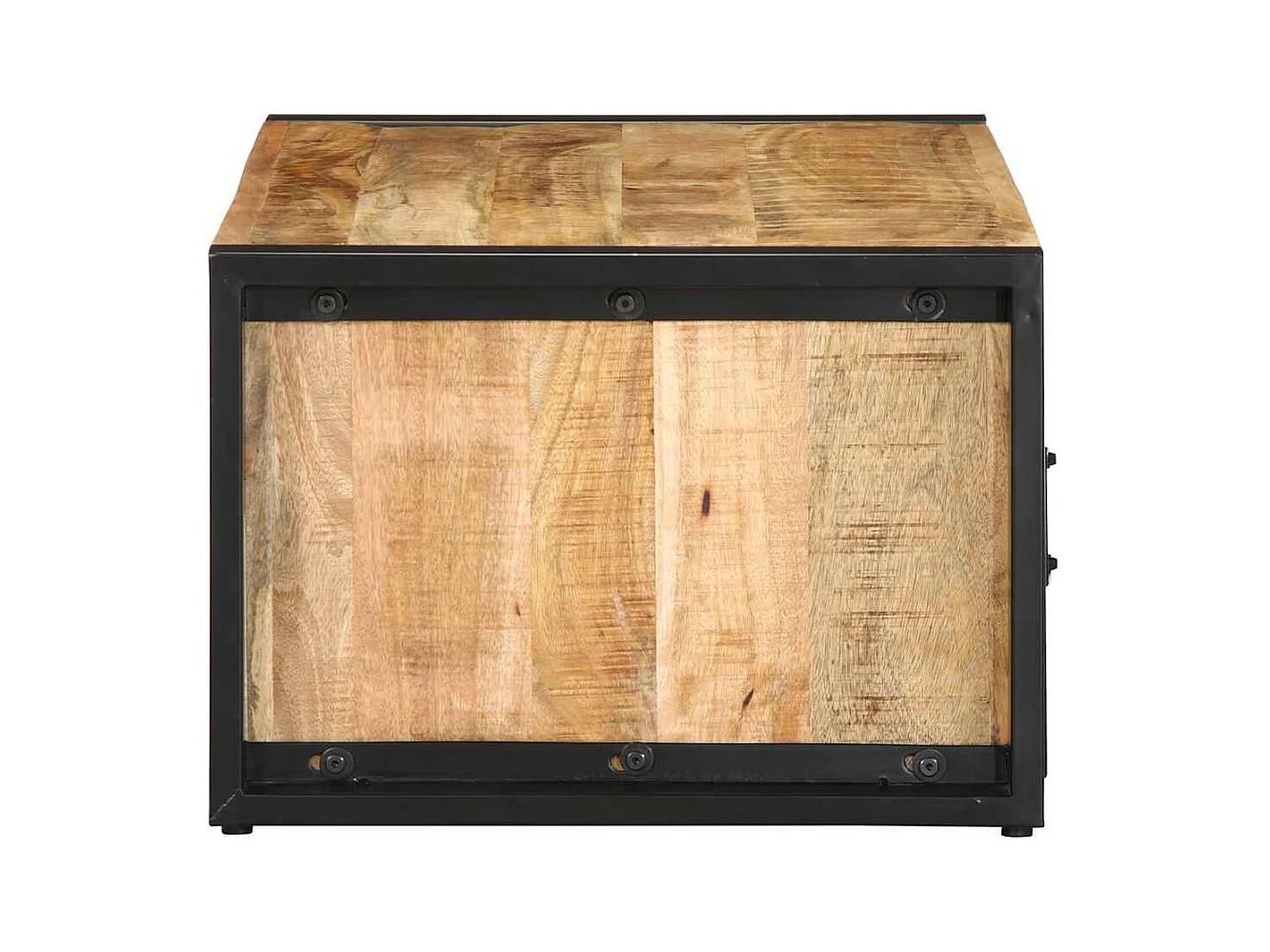 Mesas de centro apilables | Mesitas auxiliares 2 piezas madera de ingeniería negro SHL256472