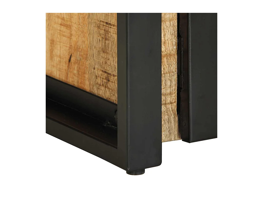 Mesas de centro apilables | Mesitas auxiliares 2 piezas madera de ingeniería negro SHL256472