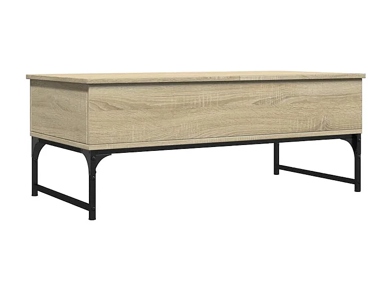 Mesa de centro-Mesa auxiliar de madera maciza reciclada negra en forma de bol SHL3312