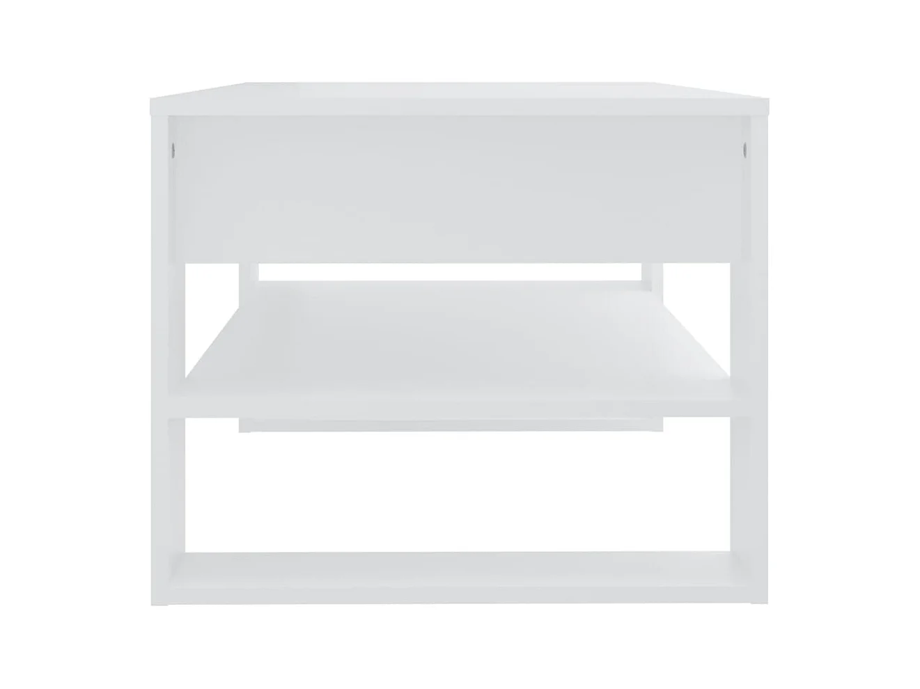 Mesa de centro | Mesa auxiliar de madera maciza de pino negro 71x49x55 cm SHL151773