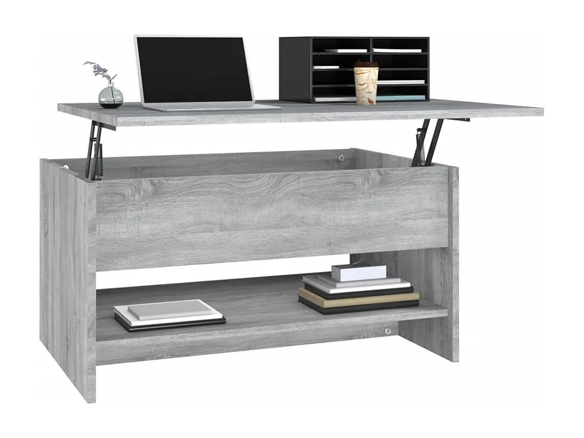 Couchtisch-Sofatisch-Beistelltische Grau Sonoma 80x50x40 cm Holzwerkstoff SHL54258