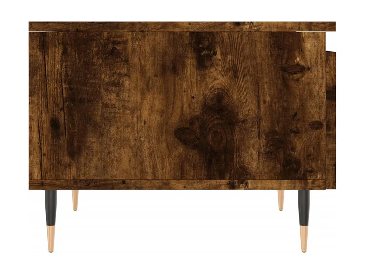 Mesa de centro | Mesa auxiliar madera maciza de mango gris claro 100x54x40 cm SHL3605