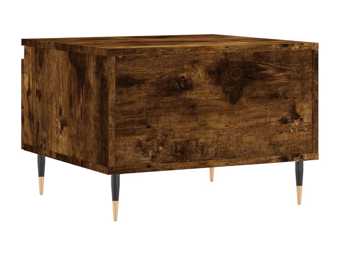 Conjunto de 2 Mesas de Centro | Mesa de apoio | Mesa de café 50x46x35cm deriv. madeira carvalho fumado
