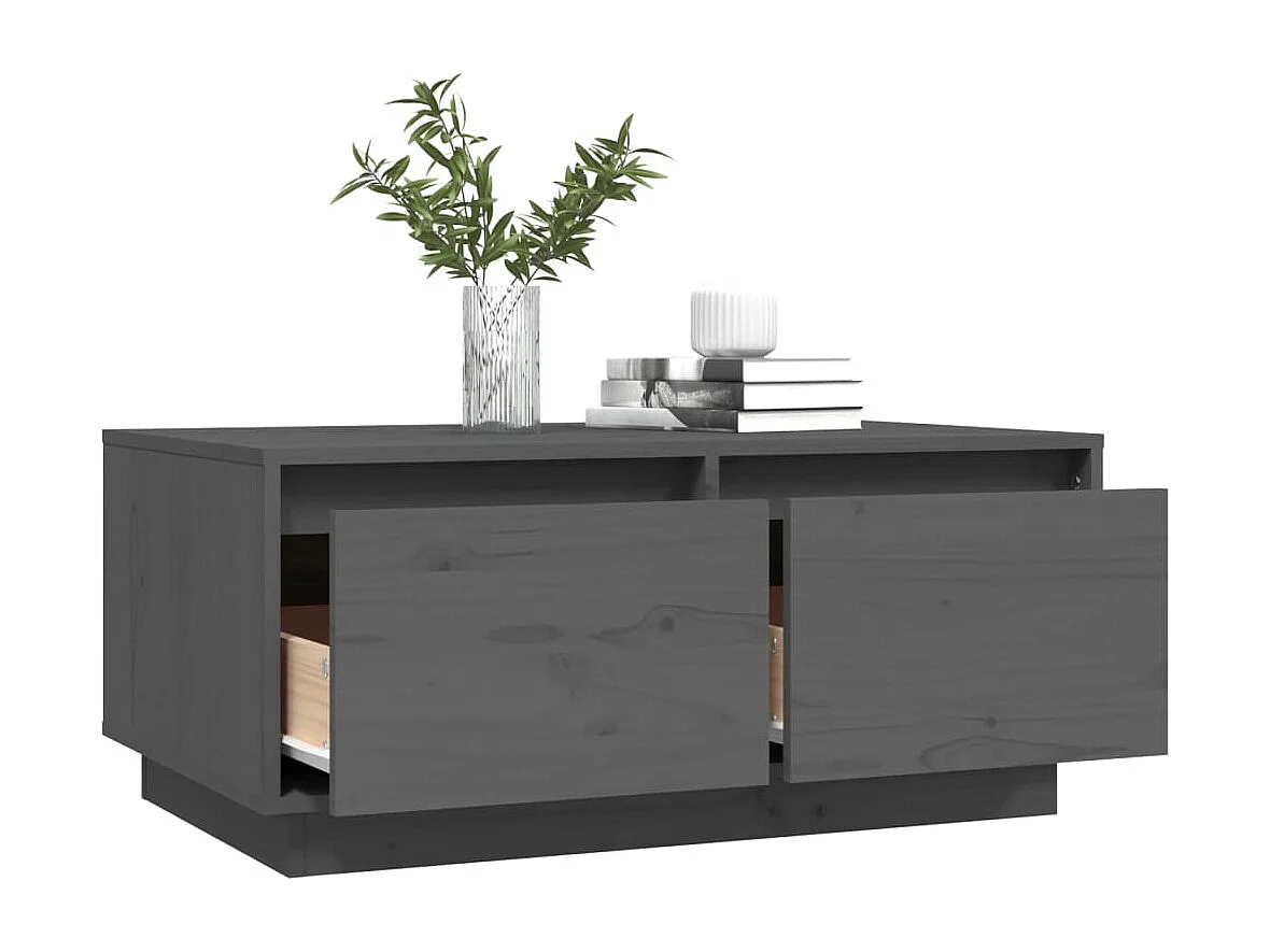 Mesa de centro | Mesa auxiliar madera contrachapada gris Sonoma 102x50x40 cm SHL2140