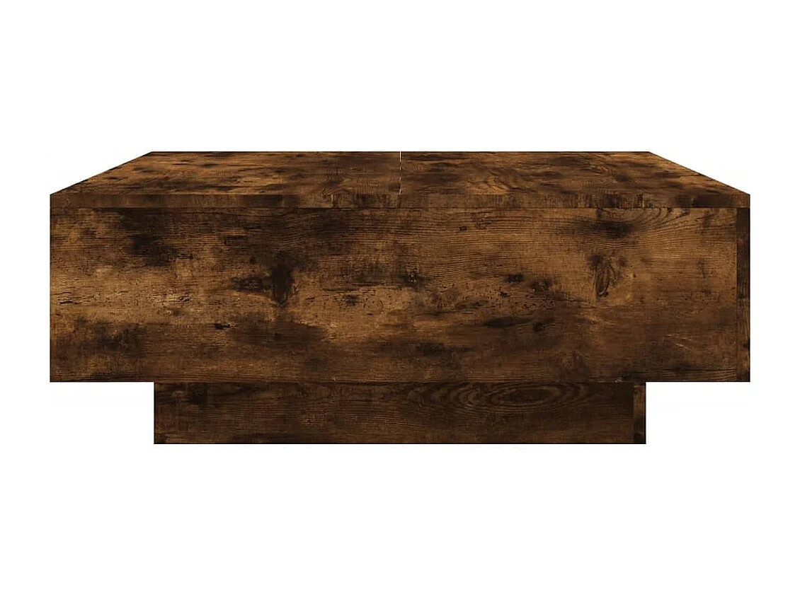 Mesa de centro-Mesa auxiliar de madera de mango rugosa 90x55x39 cm SHL4928