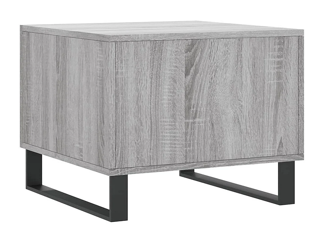 Lot de 2 Tables basses-Tables d'appoint sonoma gris 50x50x40 cm bois d'ingénierie SHL70417