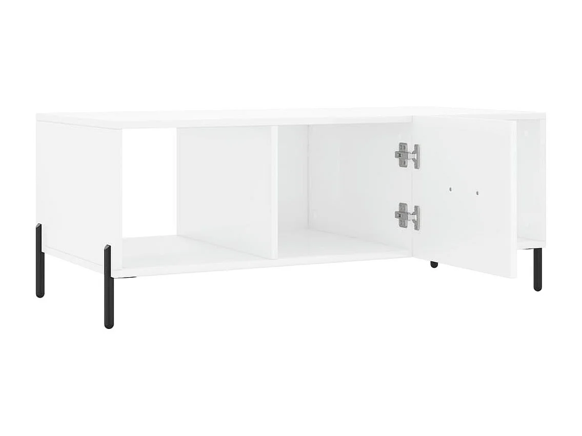 Mesa de centro | Mesa auxiliar madera de ingeniería roble ahumado 101x49x52 cm SHL1961