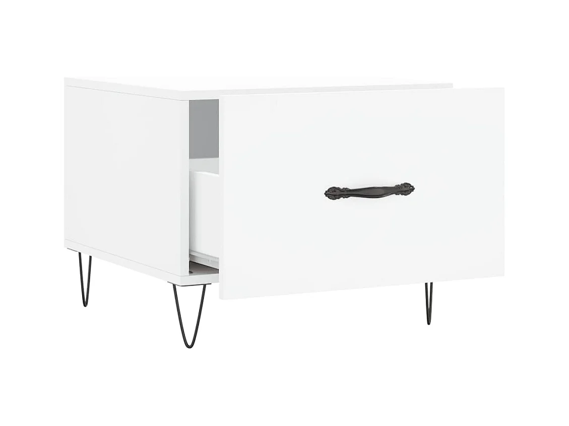 Mesa de centro | Mesa auxiliar madera de ingeniería roble artisan 60x60x30 cm SHL2113