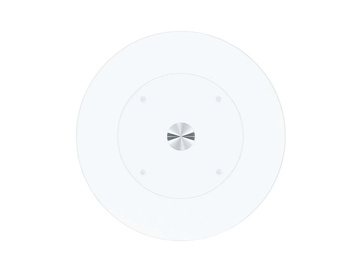 Mesa de centro | Mesa de apoio 40 cm vidro temperado transparente