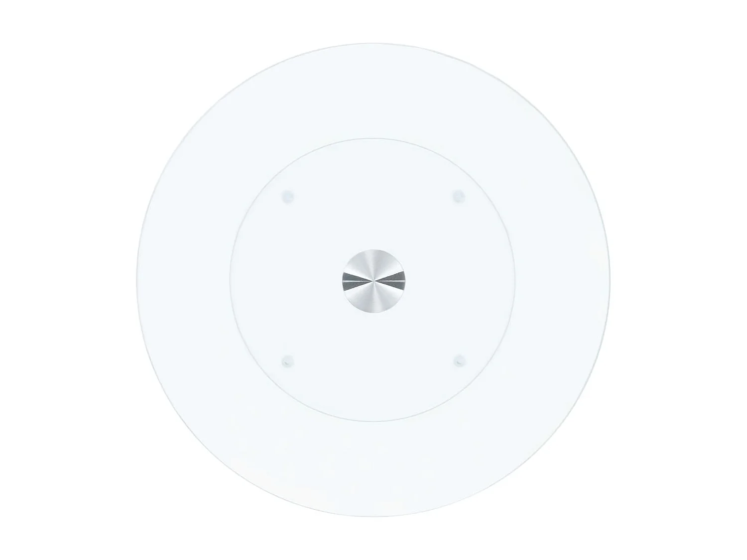 Couchtisch-Beistelltisch-Sofatisch Transparent 40 cm Hartglas SHL3573