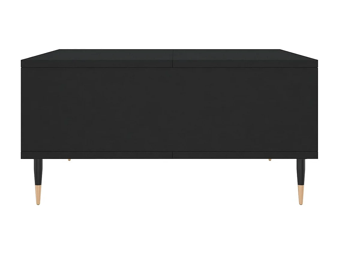 Table basse salon-Table d'appoint noir 60x60x30 cm bois d'ingénierie SHL4303