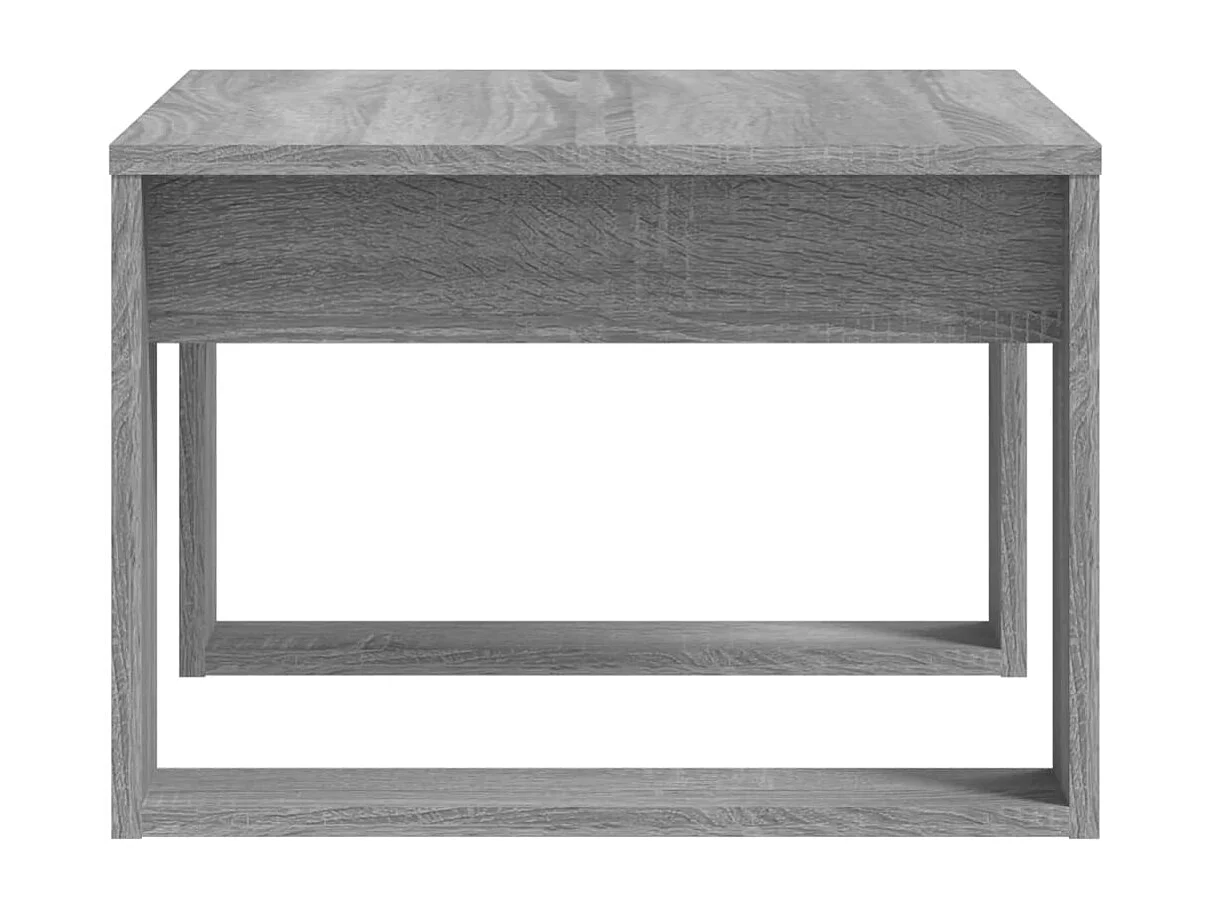 Couchtisch-Beistelltische-Sofatisch Grau Sonoma 50x50x35 cm Holzwerkstoff SHL20345
