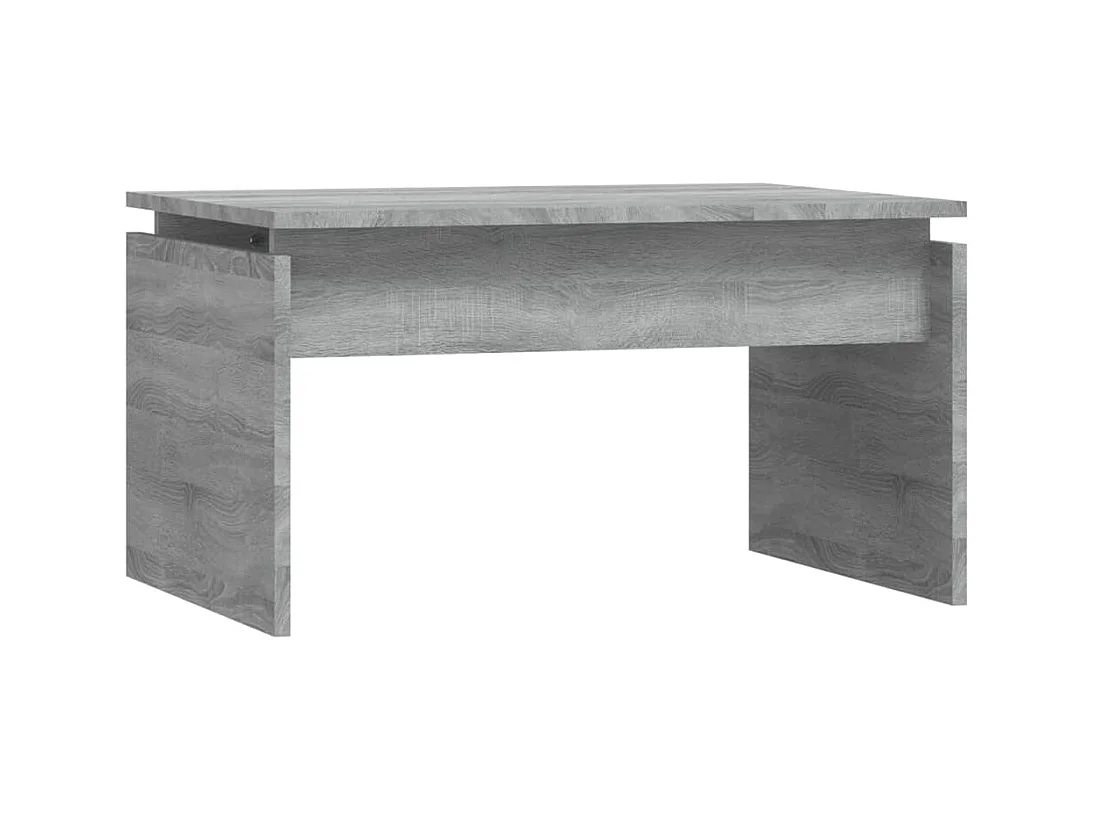 Table basse salon-Table d'appoint Sonoma gris 68x50x38 cm Bois d'ingénierie SHL20613