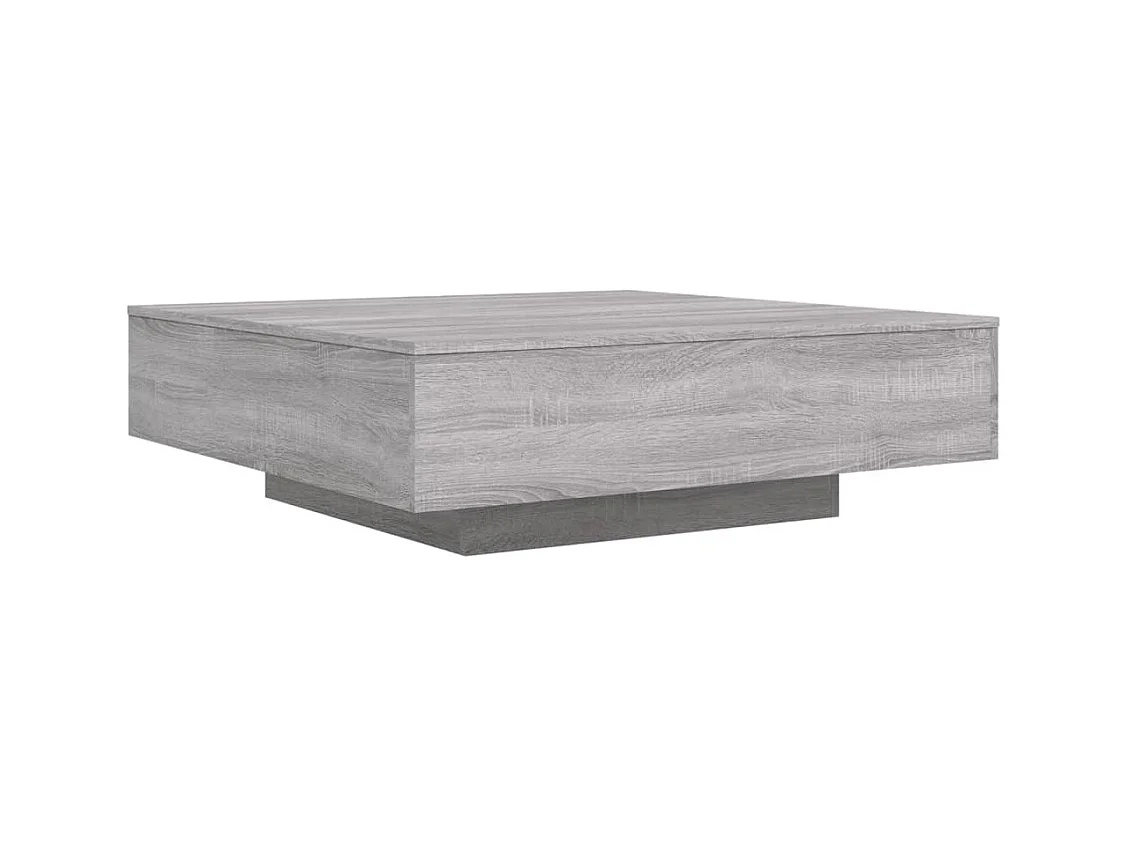 Table basse salon-Table d'appoint sonoma gris 100x100x31 cm bois d'ingénierie SHL25130