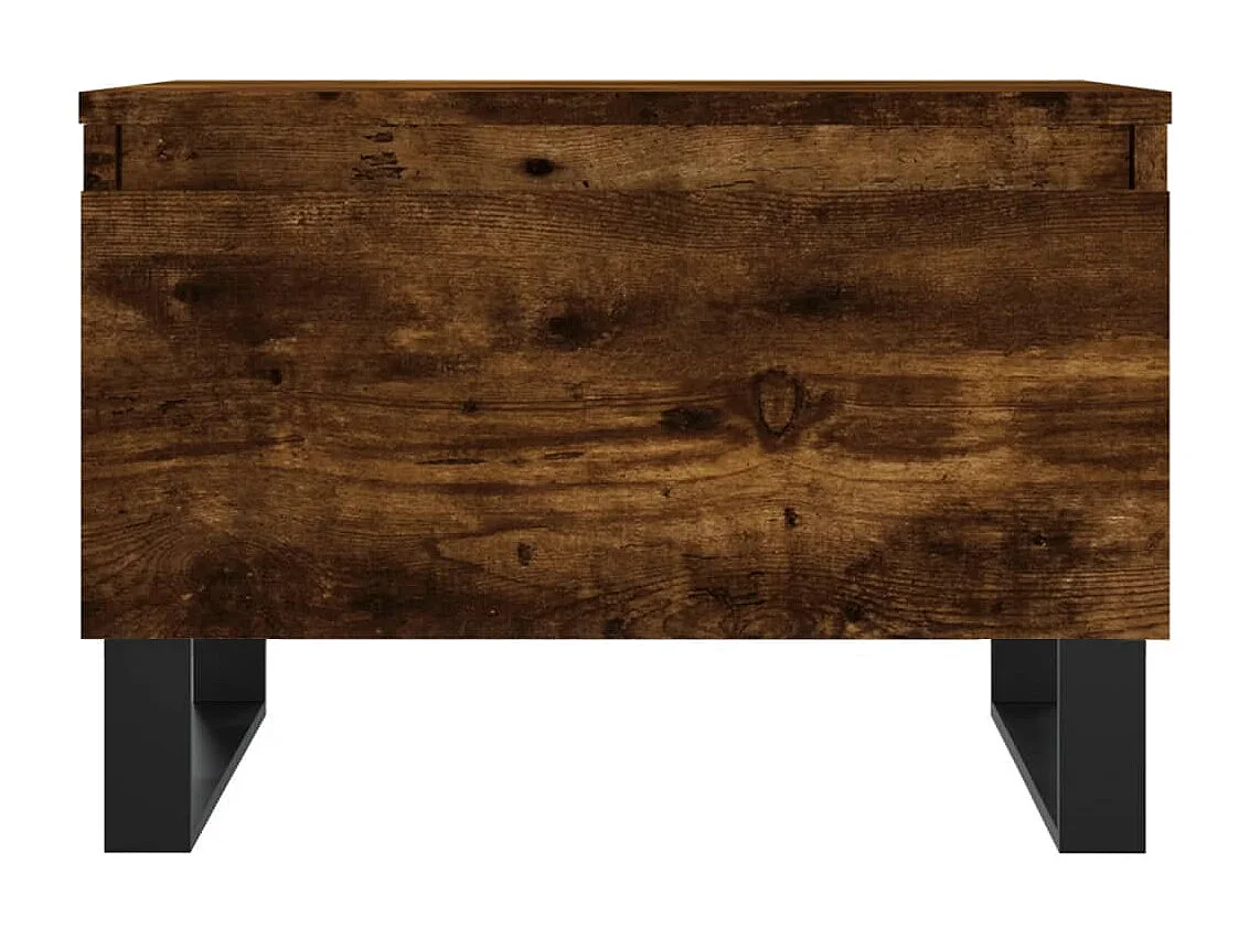 Conjunto de 2 Mesas de Centro | Mesa de apoio | Mesa de café 50x46x35cm deriv. madeira carvalho fumado