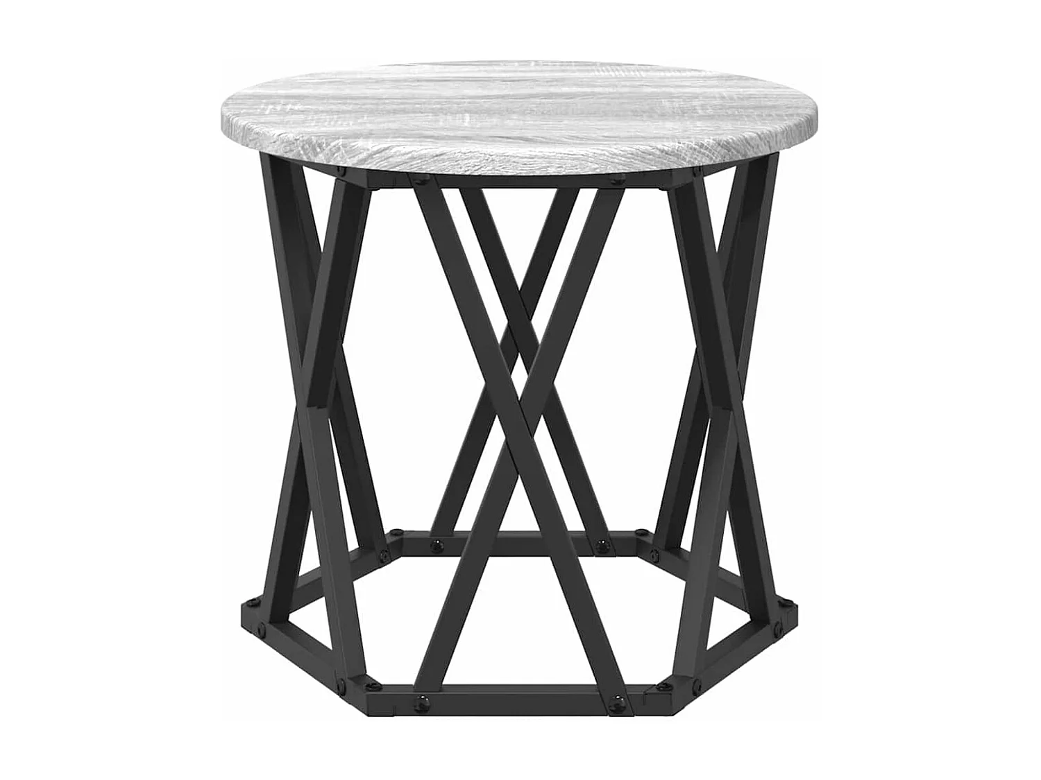 Tables gigognes 3 pièces Bois d'ingénierie gris sonoma SHL72030