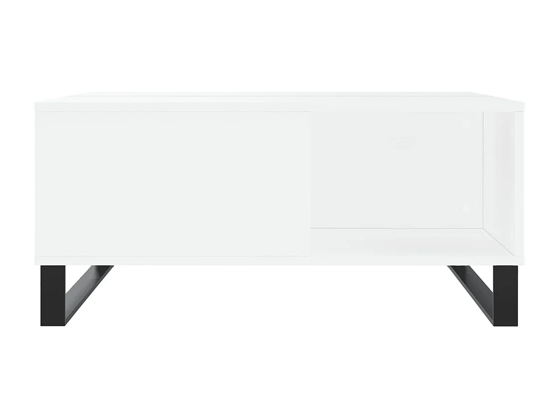 Mesa de centro | Mesa auxiliar madera ingeniería roble ahumado 102x44,5x50 cm SHL2843