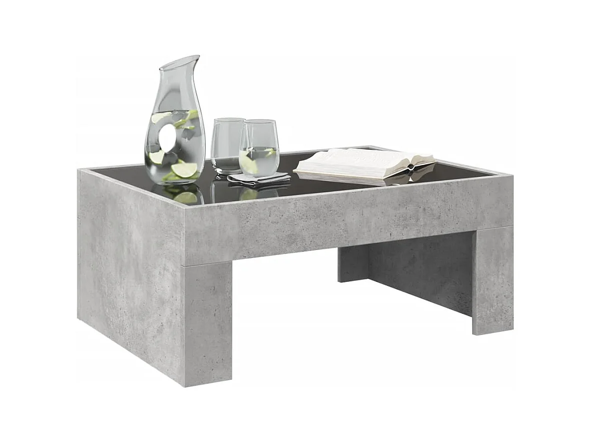 Mesa de centro-Mesa auxiliar madera de ingeniería blanco 102x55x42 cm SHL1276