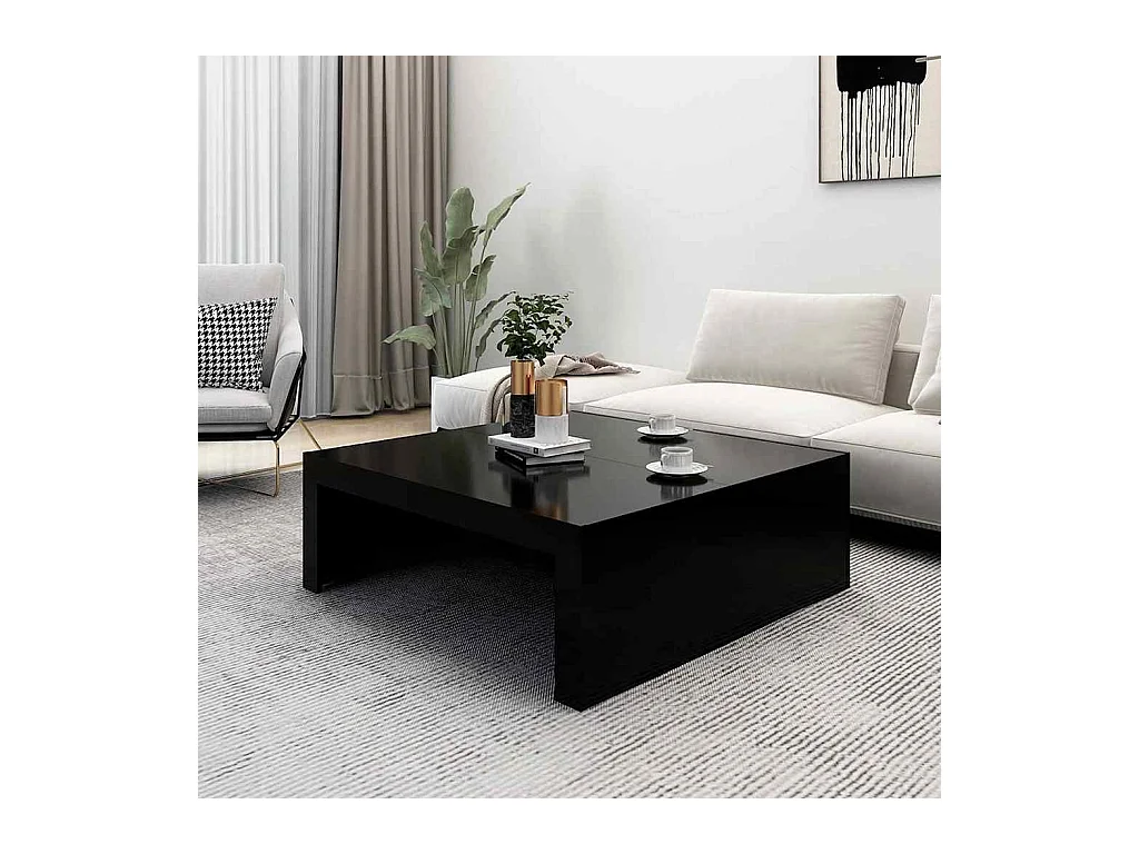 Mesa de centro | Mesa auxiliar de madera maciza de mango rugosa 90x50x36 cm SHL3088