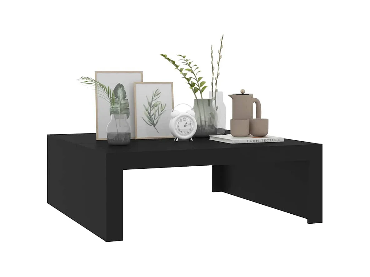 Mesa de centro | Mesa auxiliar de madera maciza de mango rugosa 90x50x36 cm SHL3088